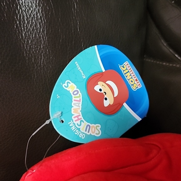 Brand new Knuckles From Sonic the Hedhog Squishmallows Pillow - Picture 4 of 11